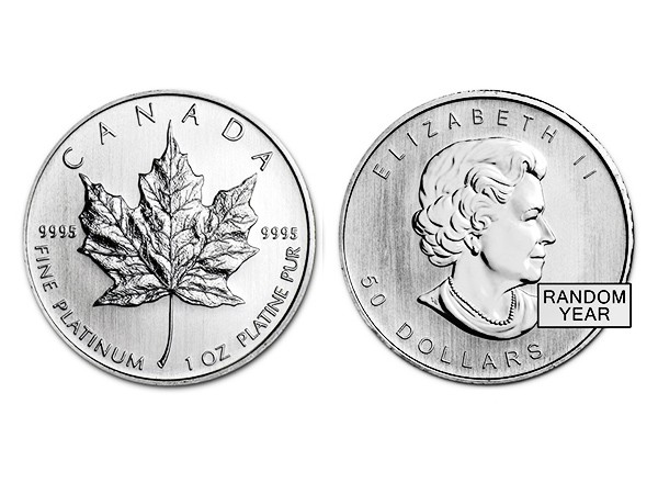 加拿大枫叶白金币1盎司|shiny黄金白银交易所
