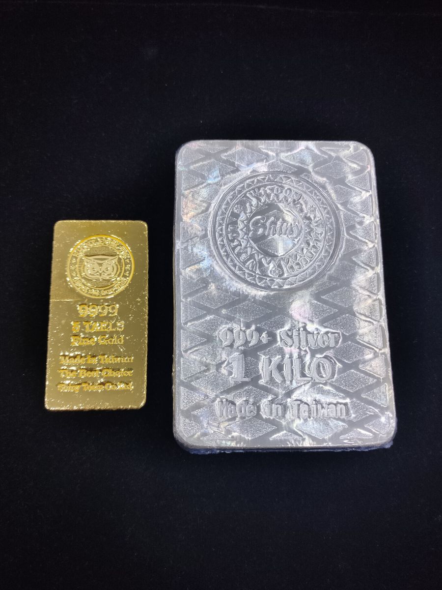 shiny silver bar 1 kilo 炫麗銀條 1公斤