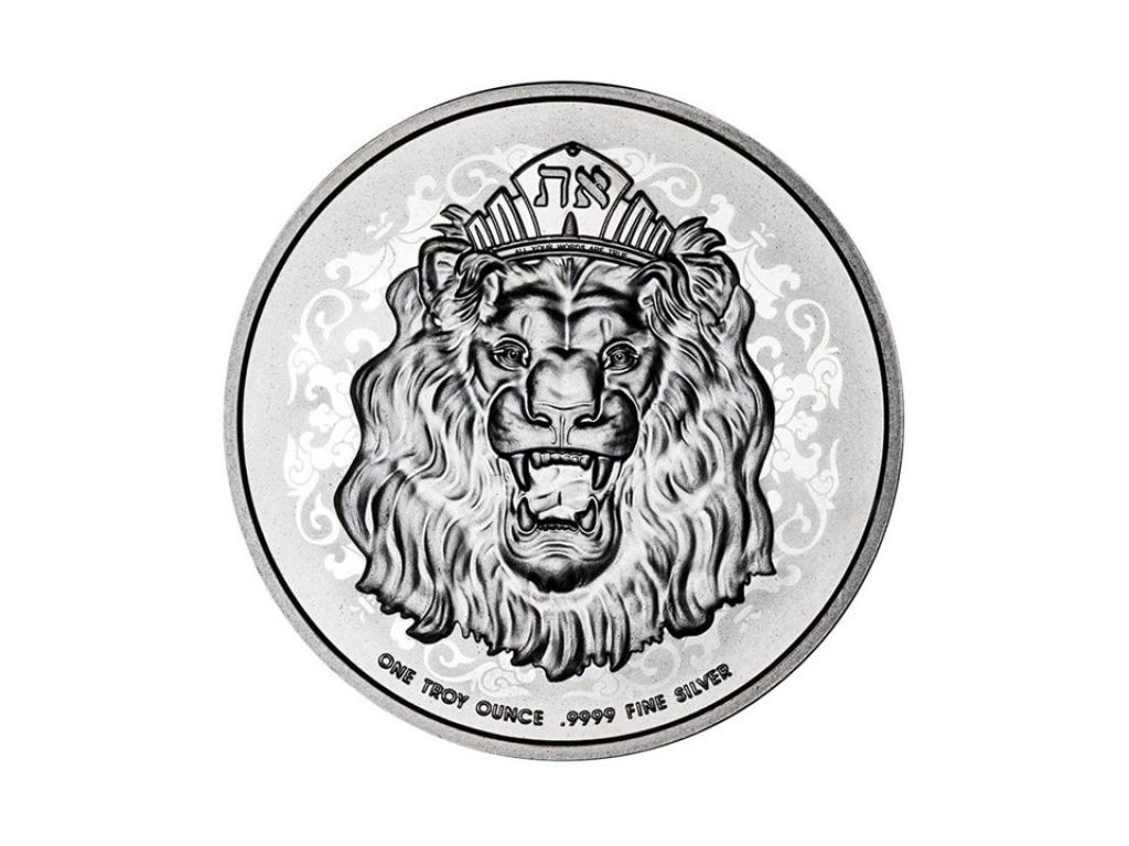 2022紐埃咆哮獅頭銀幣1盎司