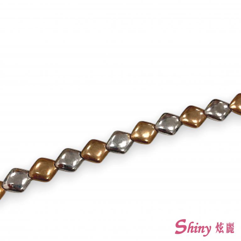 12K菱形手鍊 3.31錢 15CM
