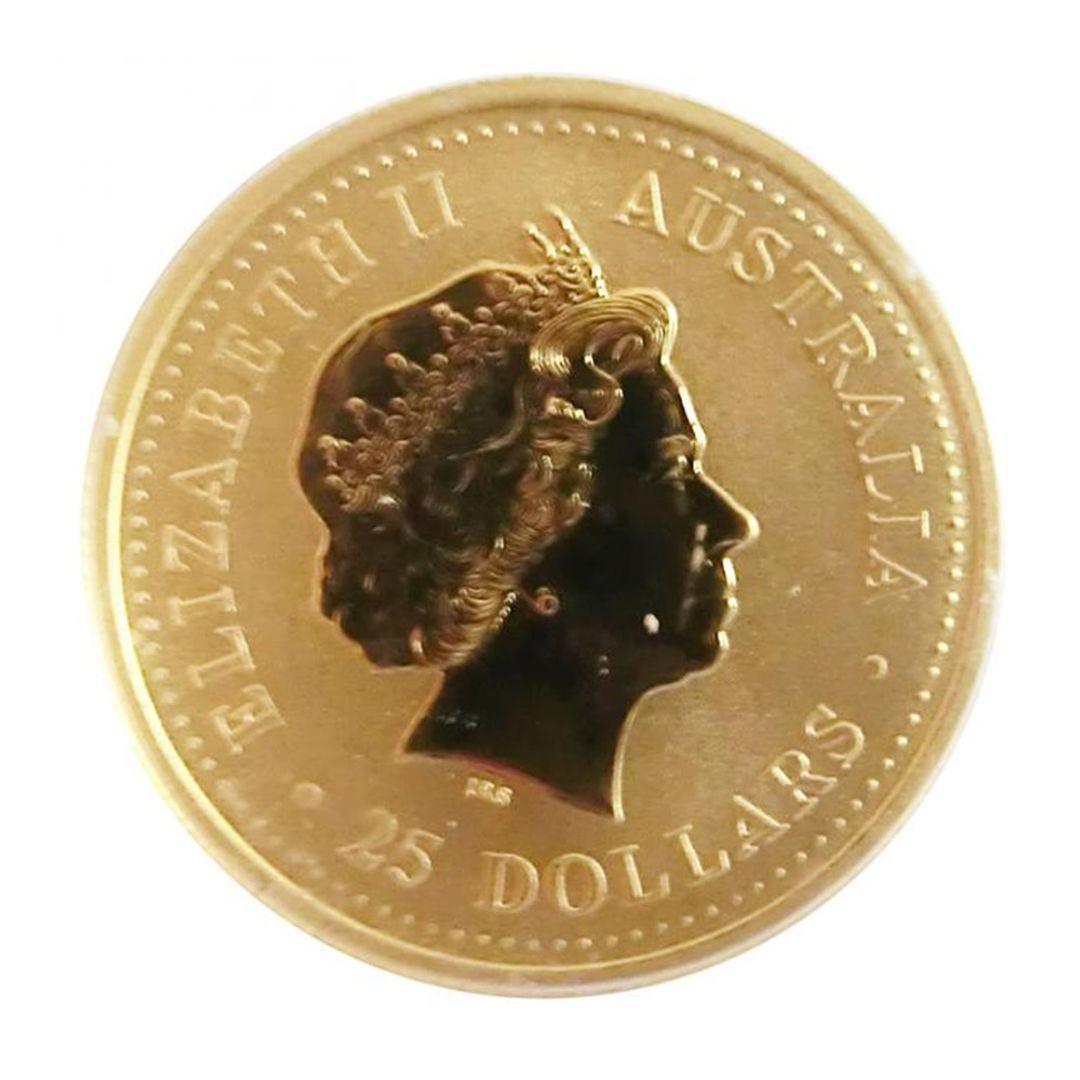 2004澳洲袋鼠金幣0.25盎司