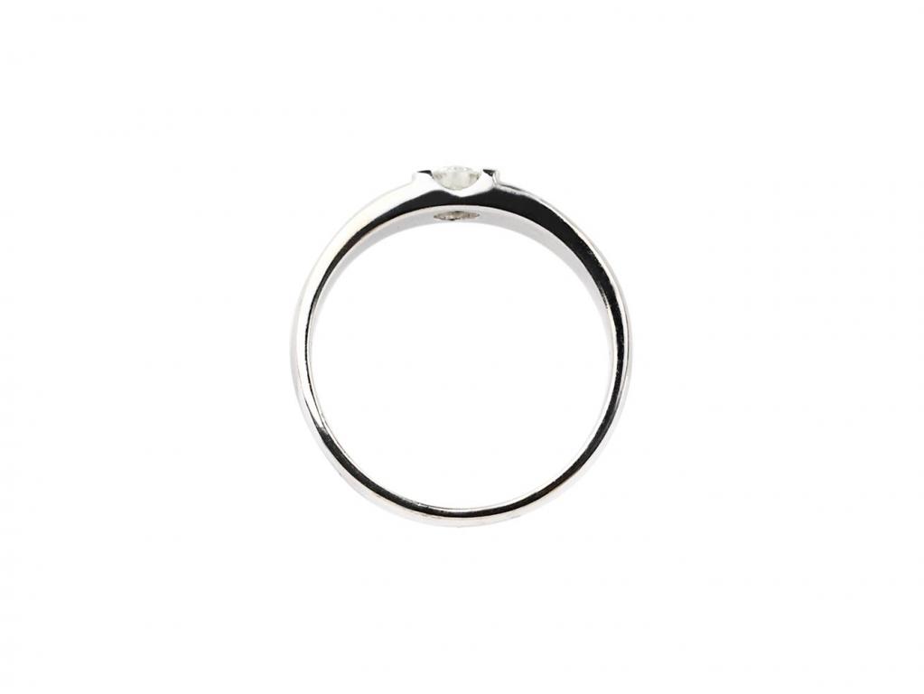 9K金經典單鑽戒指-男戒(放大款) 0.17ct/1p #15