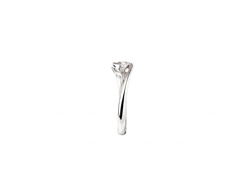 14K白鑽戒戒指 0.30ct/1p 0.06ct/6p