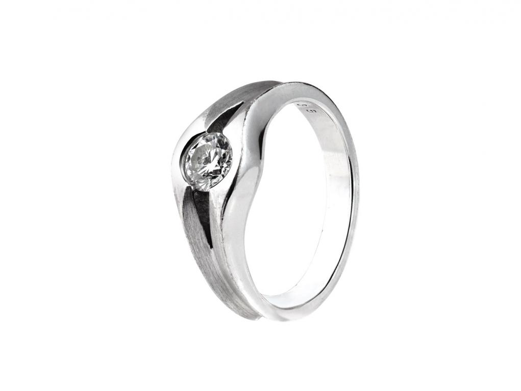 K白鑽戒戒指-女戒 0.35ct/1p