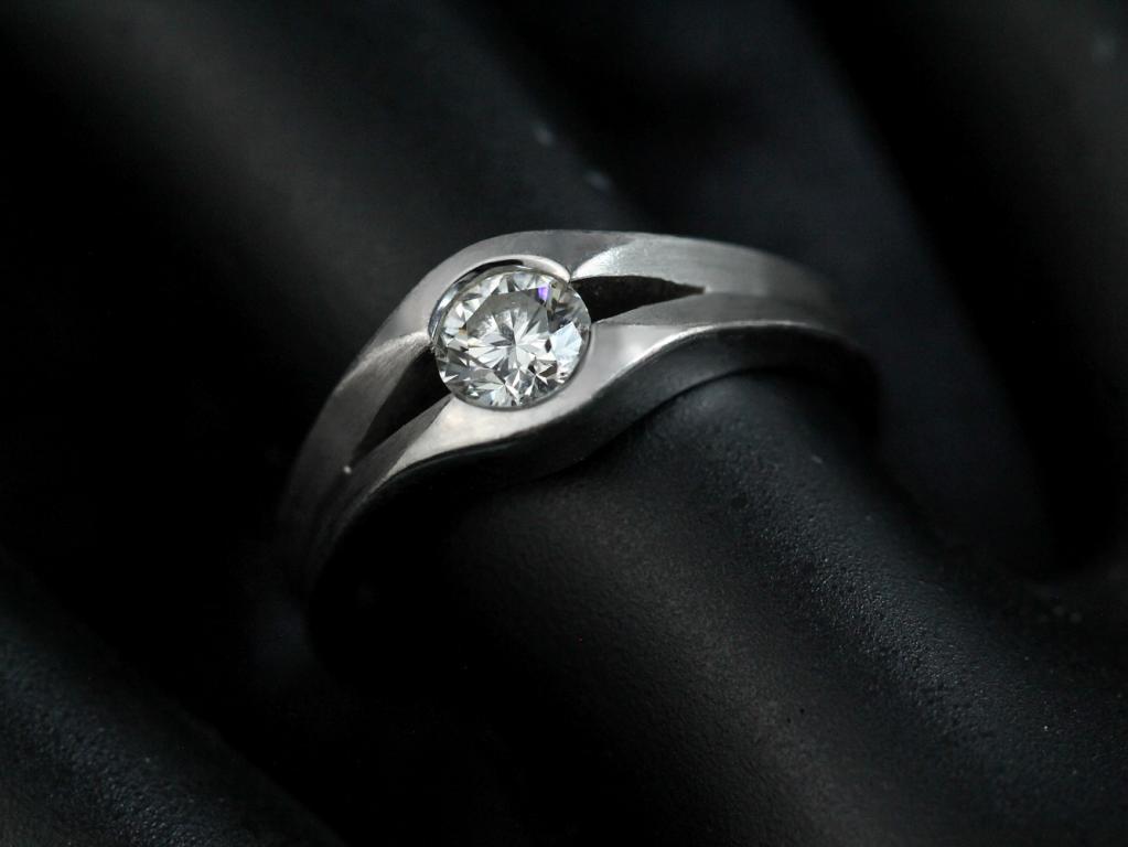 K白鑽戒戒指-女戒 0.35ct/1p