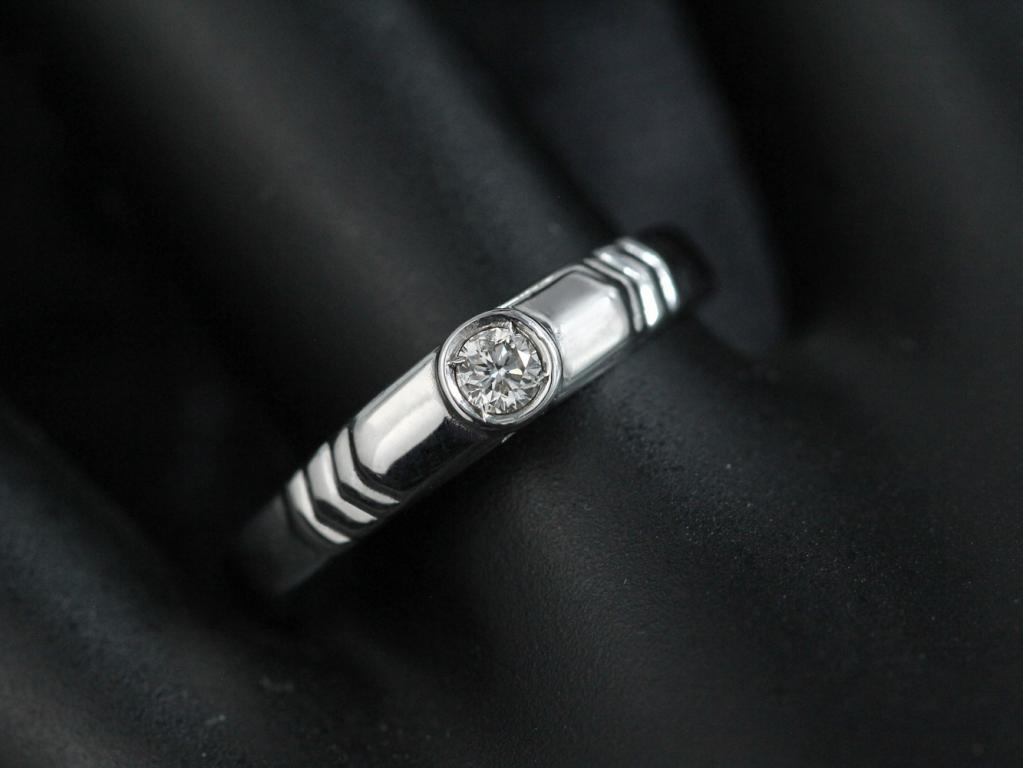 8K白女鑽戒戒指 0.10ct/1P