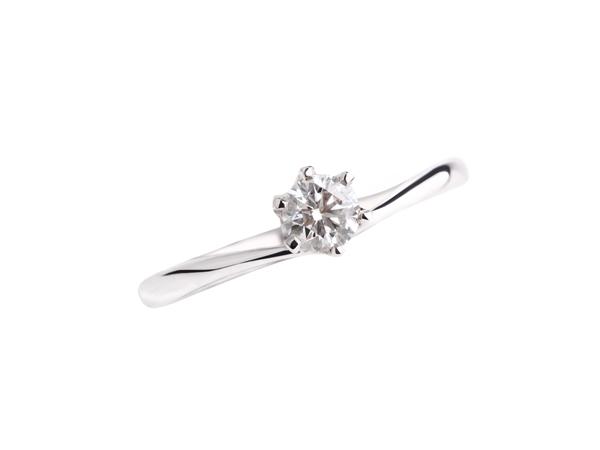 晨光之吻戒指  0.37ct  KW  戒圍#11.5