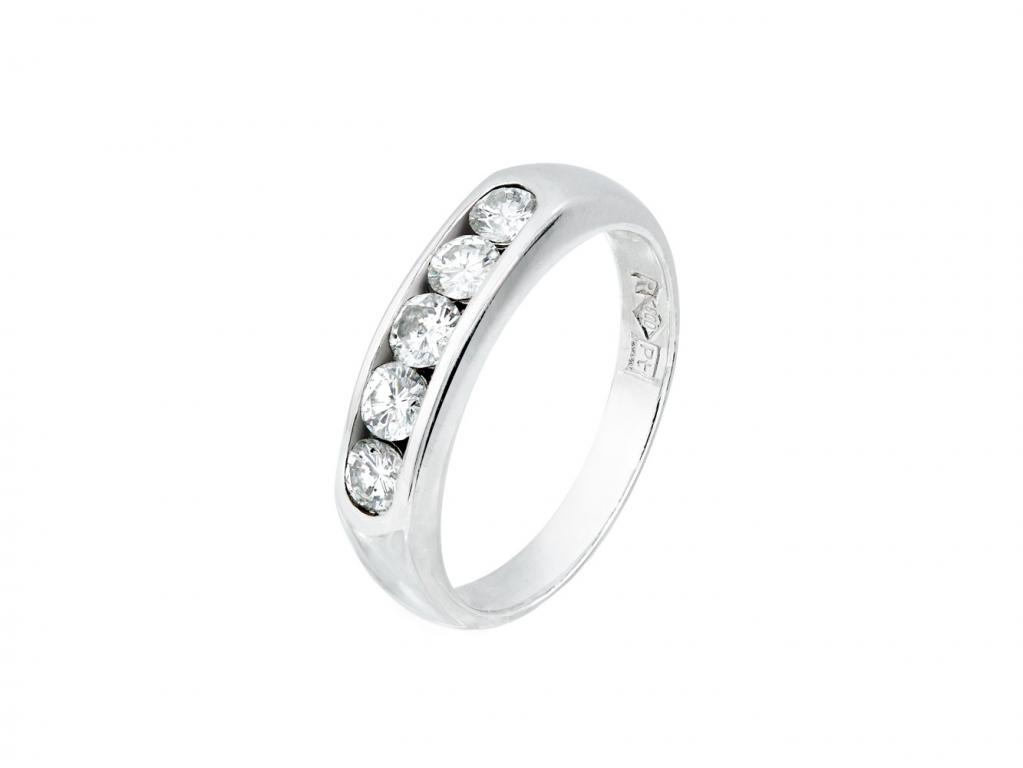 pt900白鑽戒指(女) 0.50ct 0.99錢