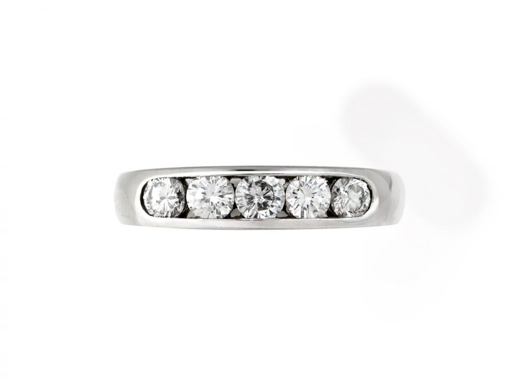 pt900白鑽戒指(女) 0.50ct 0.99錢