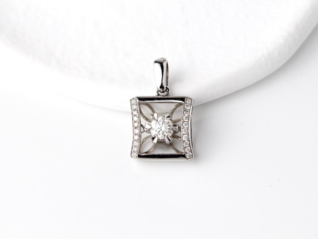 白金鑽石墜子 0.28ct/1p 0.10ct/20p
