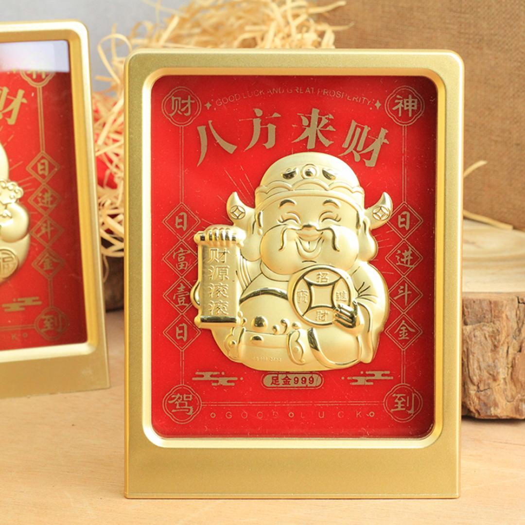 精緻擺件-過年禮盒 財神爺 0.02克