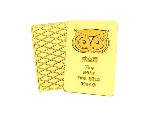 炫麗咕咕招財金條2兩(.9999)