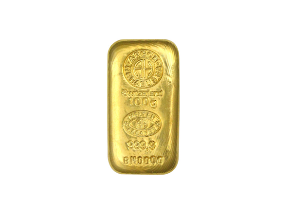 Heraeus賀利氏澆鑄金條100克