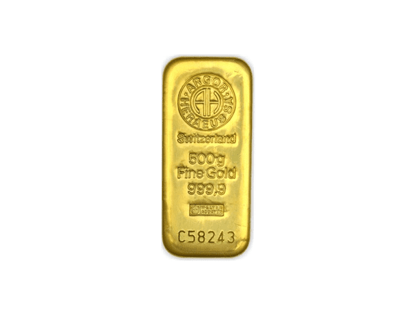 Heraeus賀利氏澆鑄金條500克