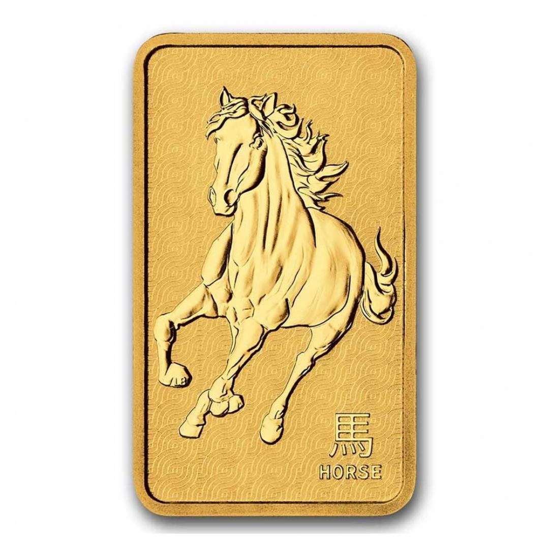 2026伯斯鑄幣廠生肖馬年金條1盎司