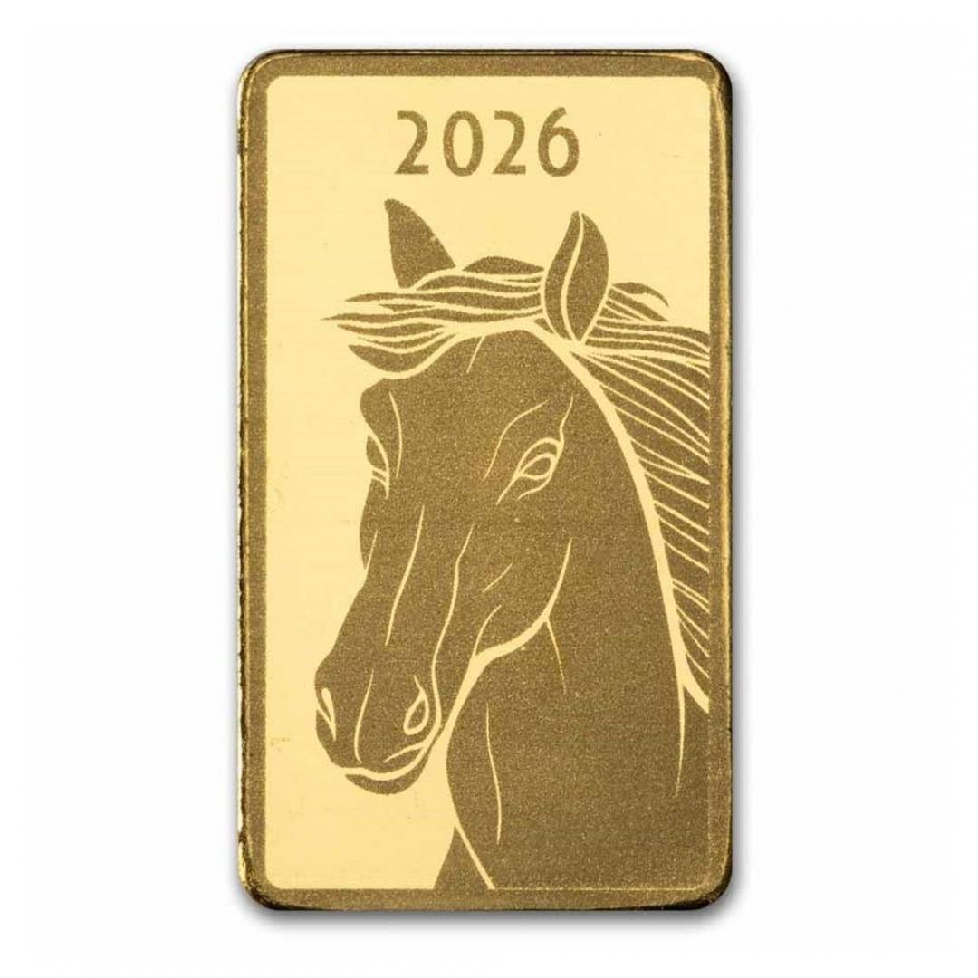 2026美國馬年金條1克