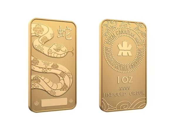 2025加拿大皇家生肖蛇年金條1盎司