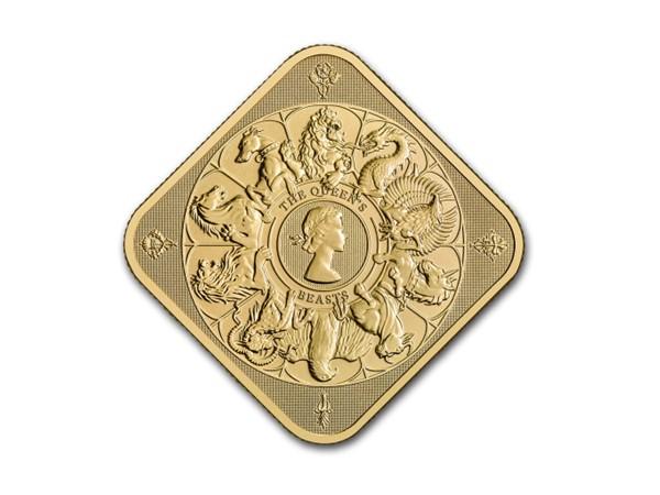 英國王室野獸系列-十紋獸金條1盎司