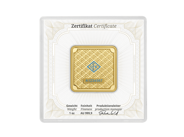 德國Geiger Edelmetalle金條1盎司