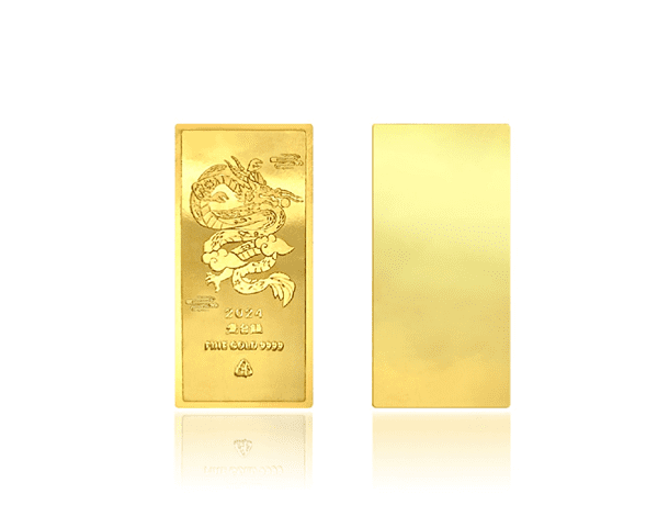 炫麗騰龍紀念金條1錢