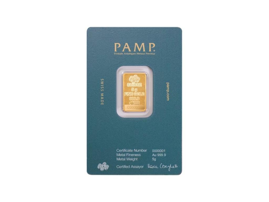 PAMP阿拉伯獵鷹金條5克