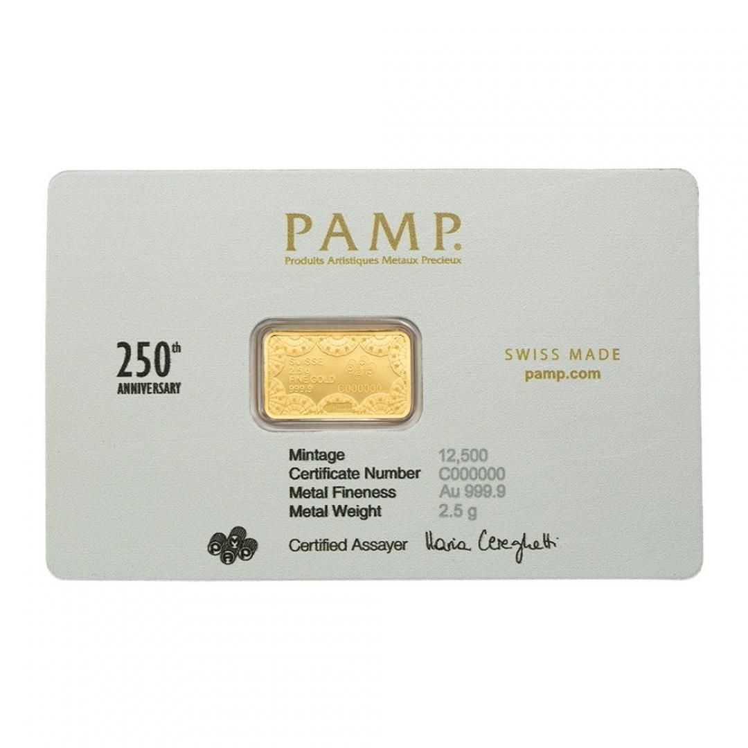 PAMP美國250週年紀念金條2.5克
