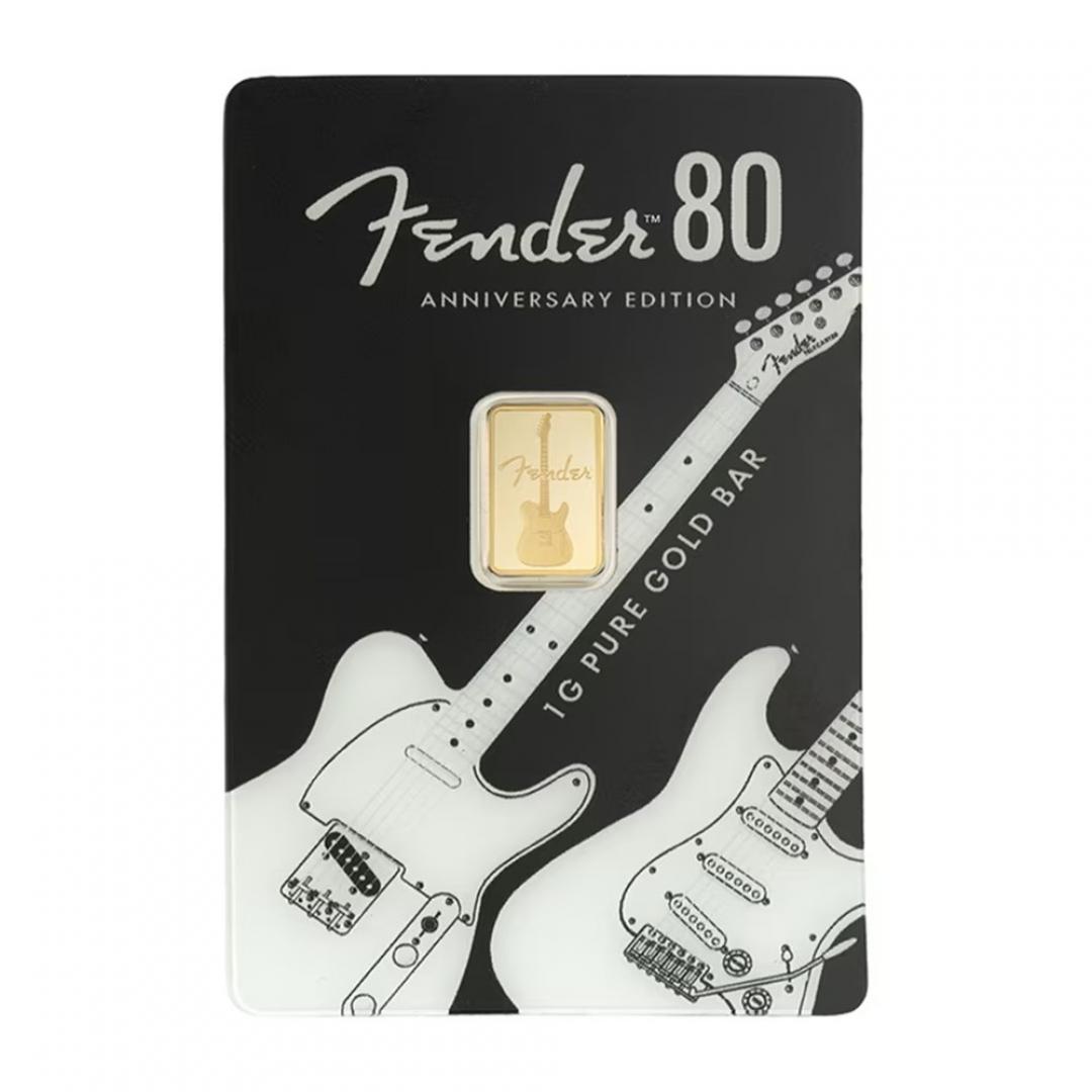 PAMP Fender 80週年紀念金條1克