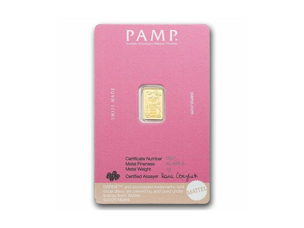 PAMP經典芭比金條1克