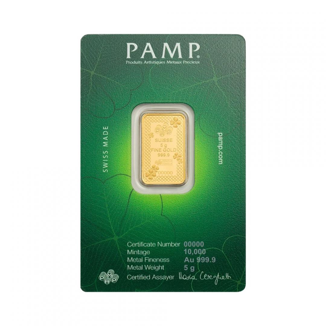 PAMP四葉幸運草金條5克