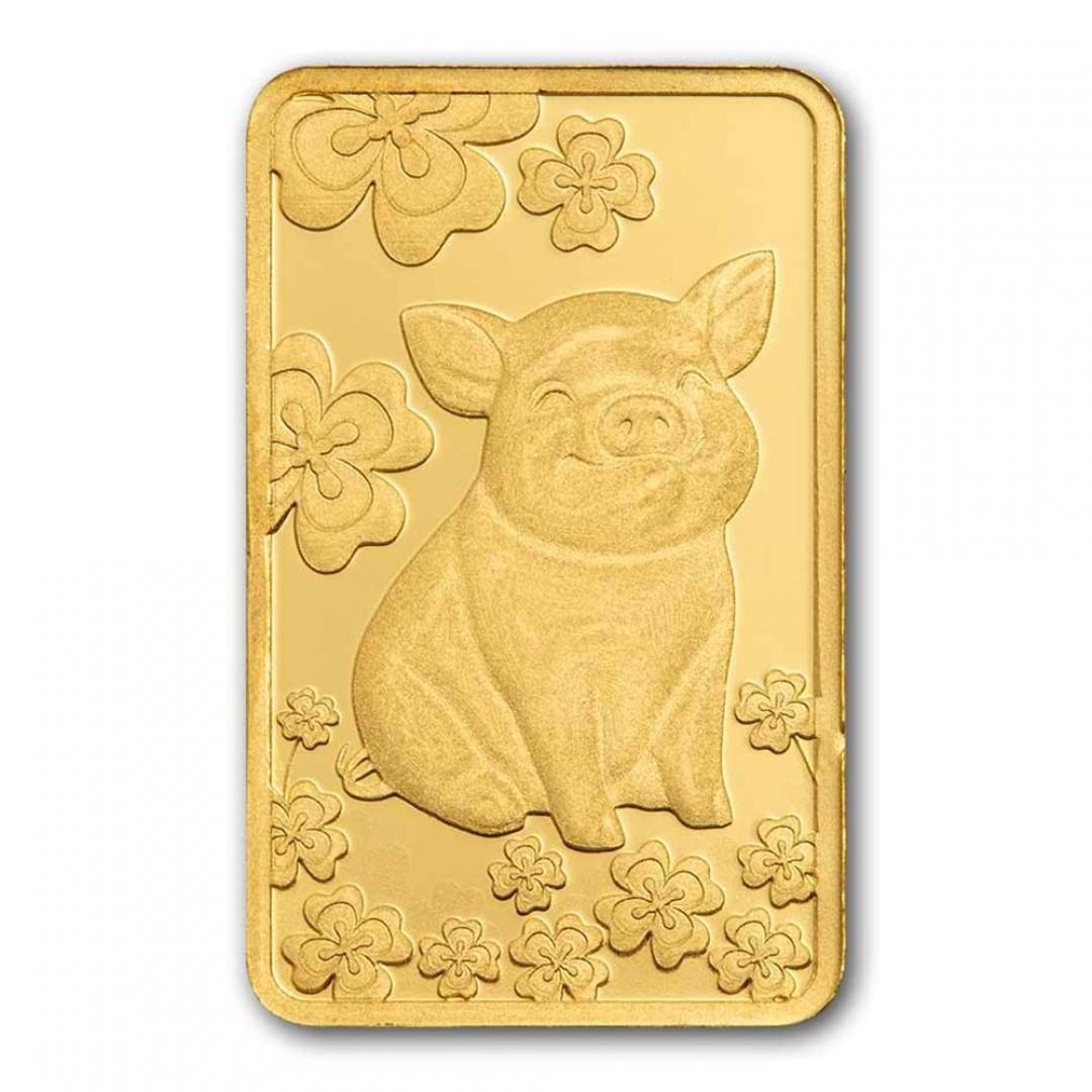 PAMP幸運金豬金條1克