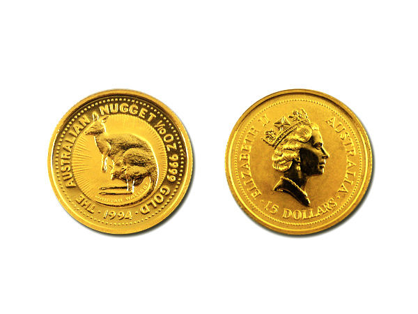 1994澳洲袋鼠金幣0.1盎司