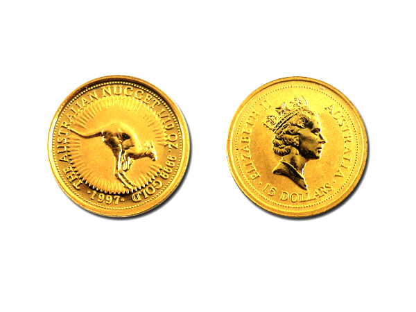 1997澳洲袋鼠金幣0.1盎司