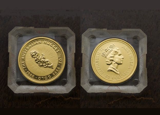 1988澳洲鴻運金幣0.25盎司