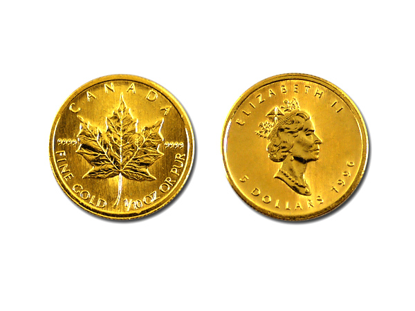 1996加拿大楓葉金幣0.1盎司