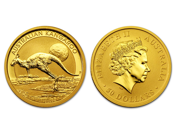 2015澳洲袋鼠金幣0.5盎司