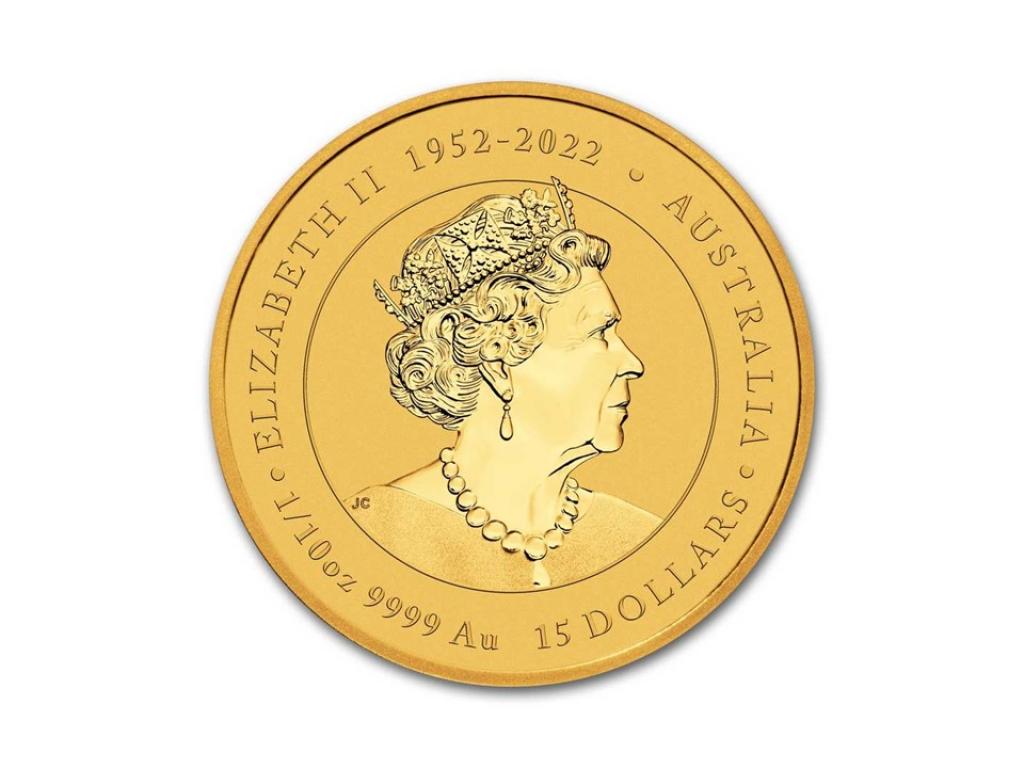 2024澳洲龍年彩色金幣0.1盎司