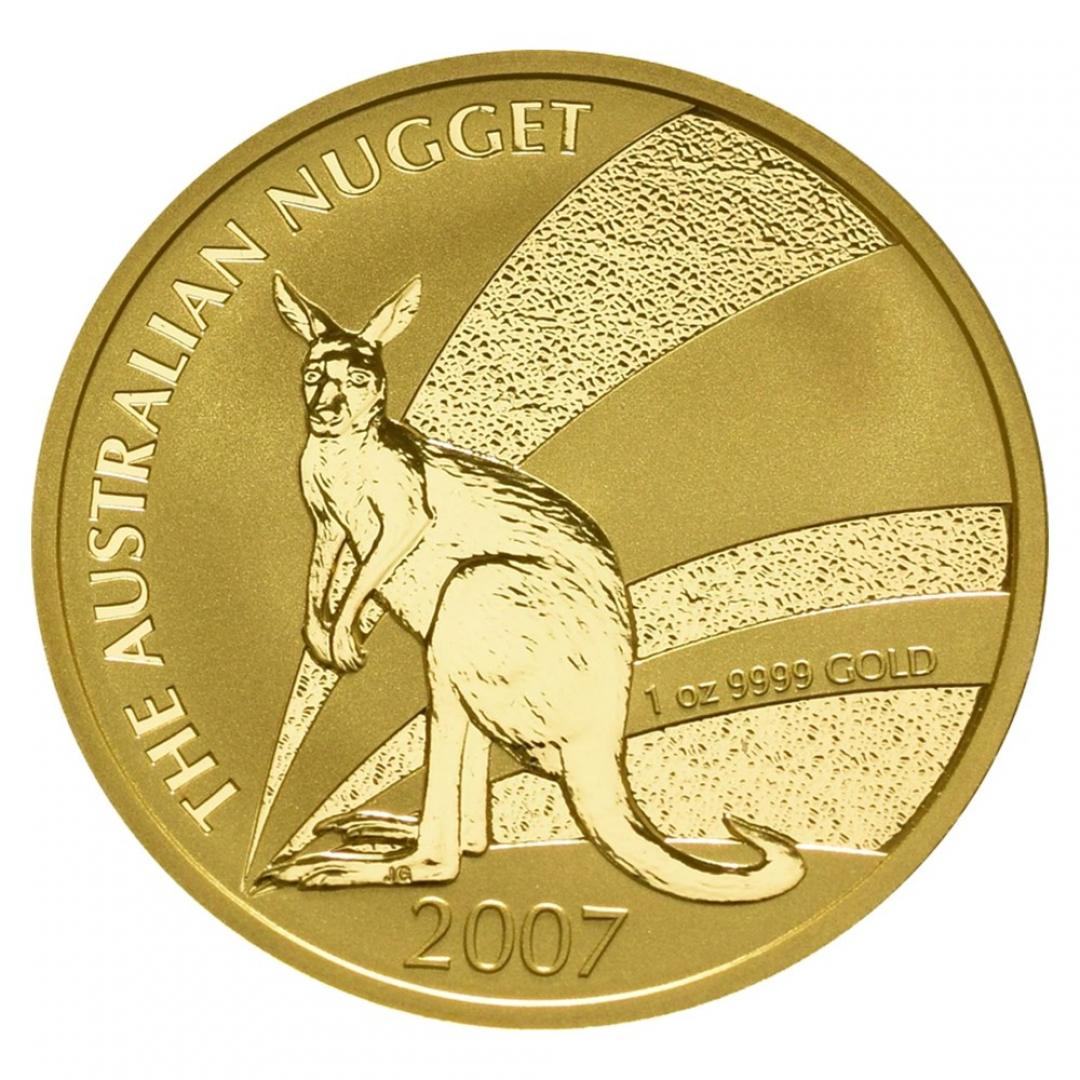 2007澳洲袋鼠金幣1盎司