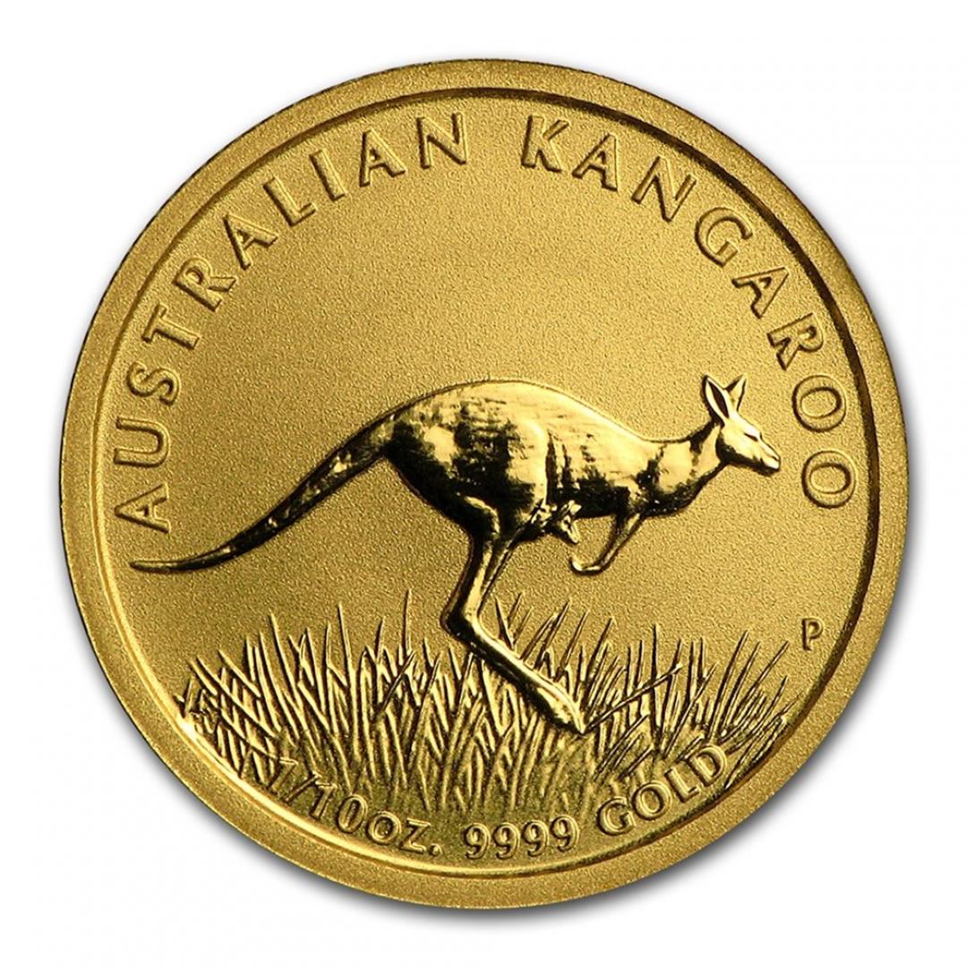 2008澳洲袋鼠金幣0.1盎司