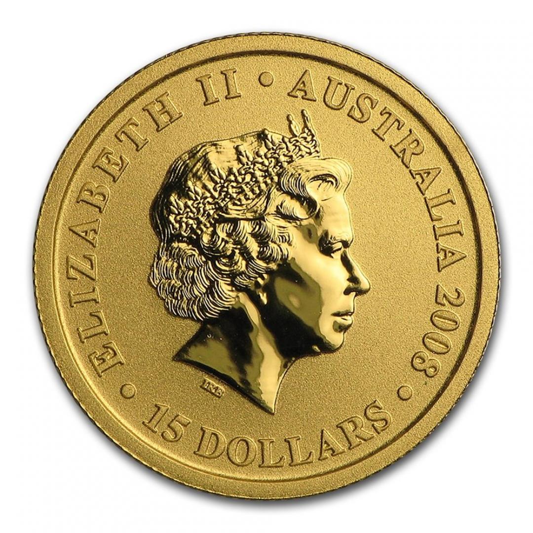 2008澳洲袋鼠金幣0.1盎司