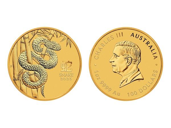 2025澳洲生肖蛇年金幣1盎司(系列III)
