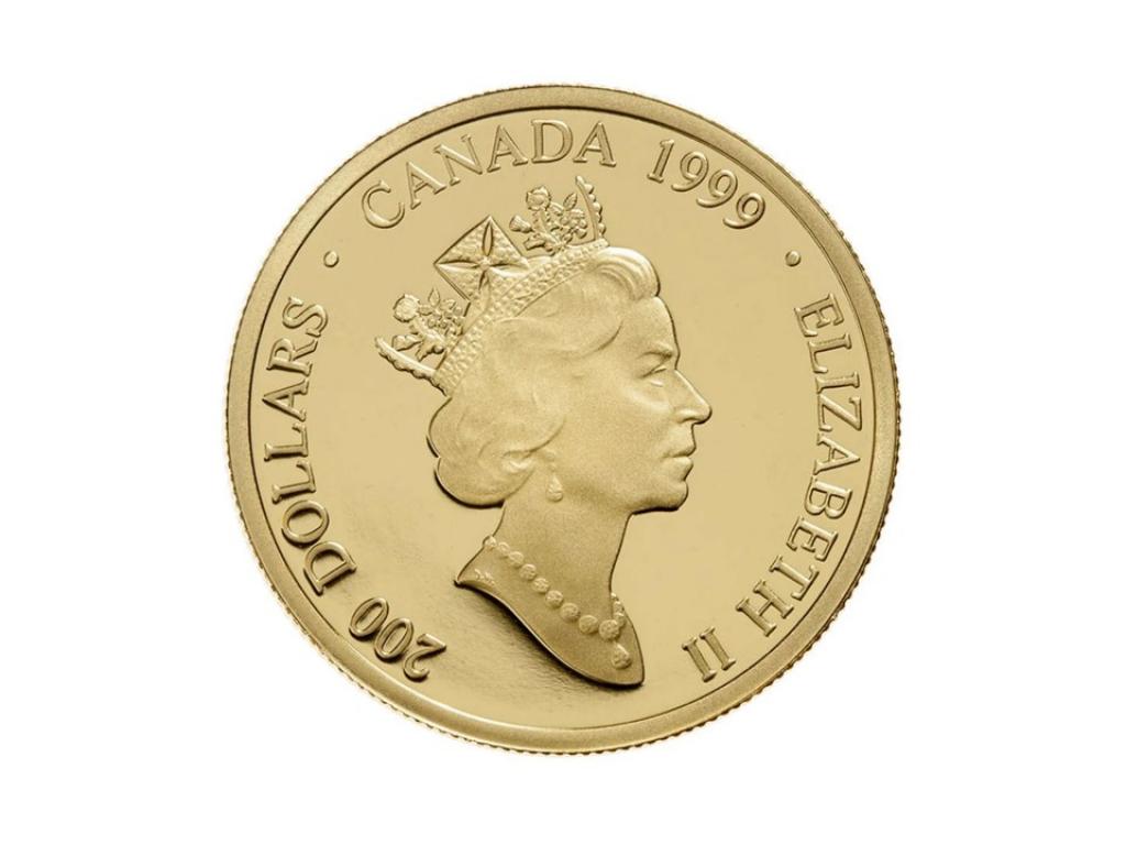 1999加拿大米克馬克蝴蝶22K金幣17.13克