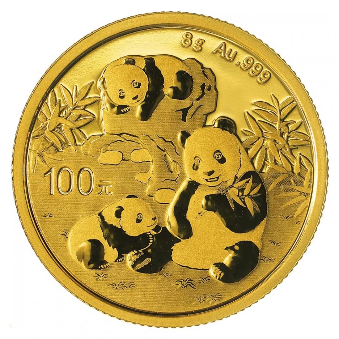 2025中國熊貓金幣8克