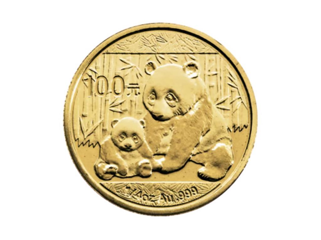 2012中國熊貓金幣0.25盎司