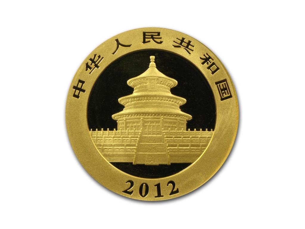 2012中國熊貓金幣1盎司