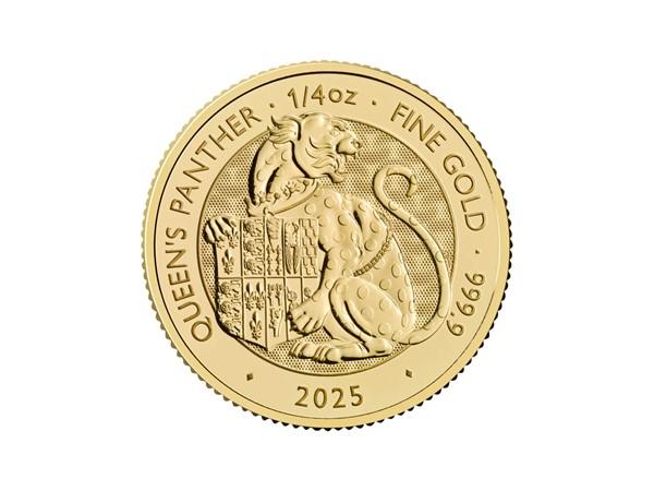 2025英都鐸獸女王的黑豹金幣0.25盎司