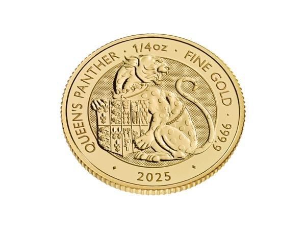 2025英都鐸獸女王的黑豹金幣0.25盎司