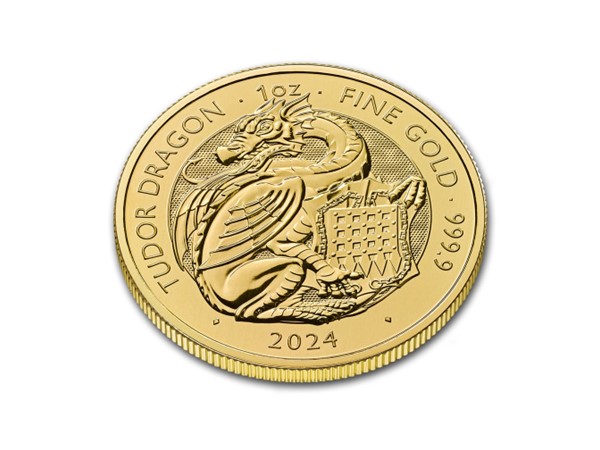 2024英都鐸獸威爾斯龍金幣1盎司