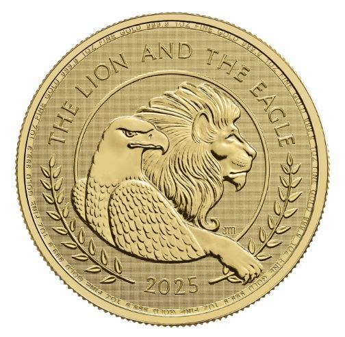 2025英國皇家獅與美國鷹金幣1盎司