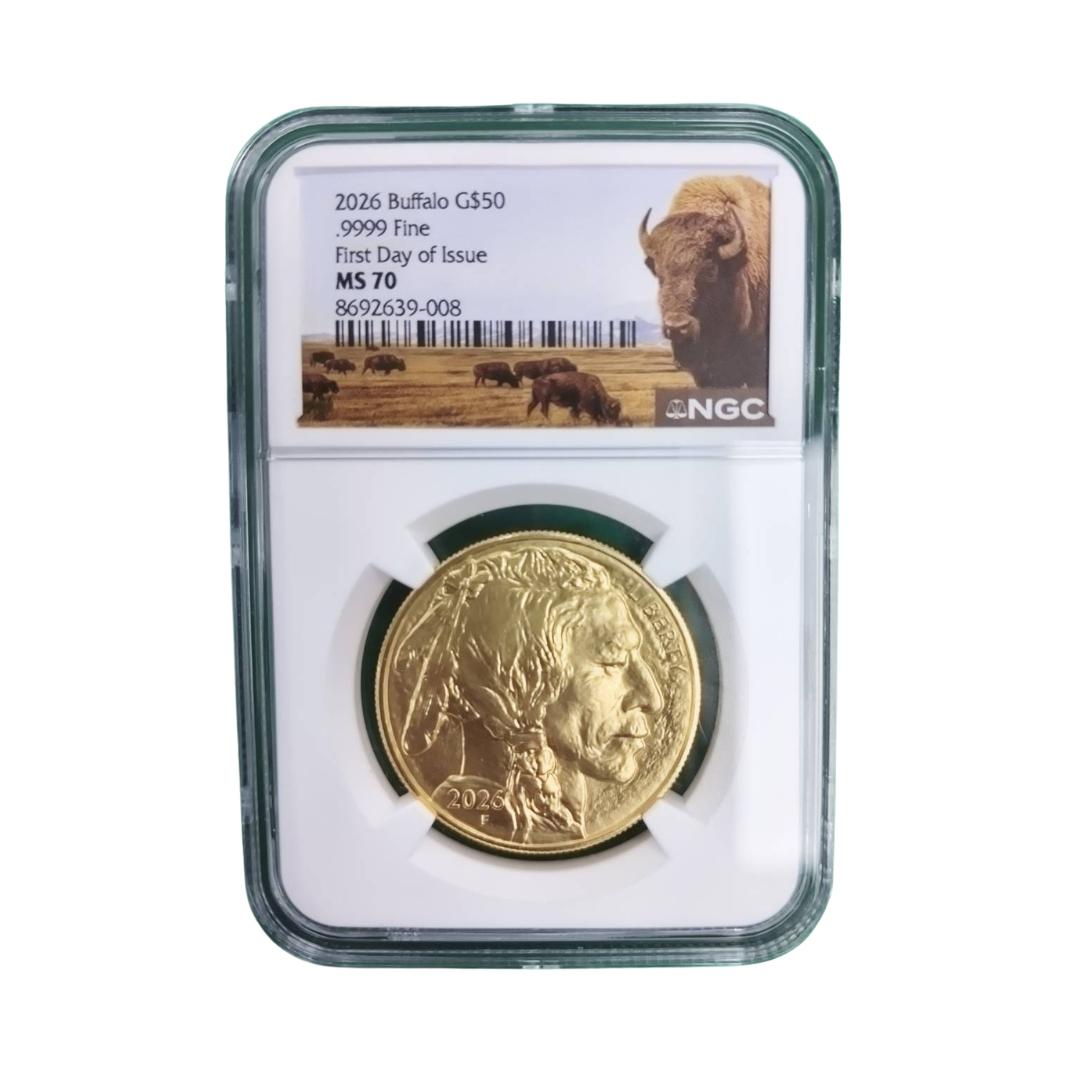 2026美國水牛金幣1盎司 MS-70 NGC