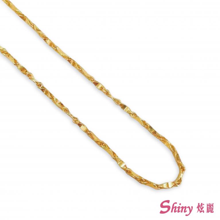 黃金元寶項鍊 1.52錢 42CM